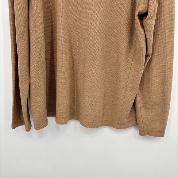 Magellan Thermal Shirt Size XL Brown Long Sleeve Waffle Knit Rugged Warm Grandpa - Picture 3 of 14